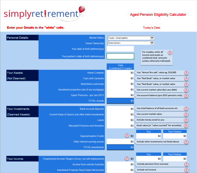 Australian Age Pension Calculator